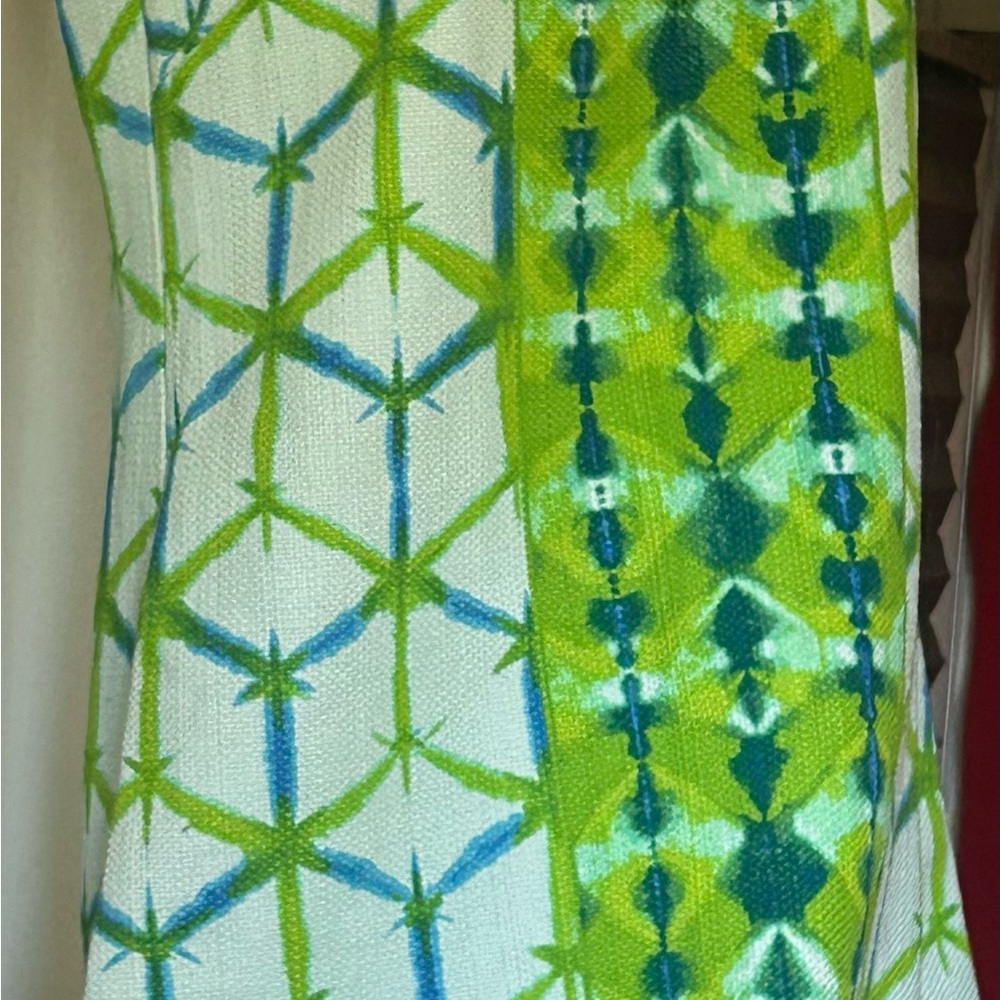 Just...Taylor Green Geometric Sleeveless Mini Dress - Picture 7 of 8